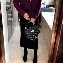 LICKYSENIOR shares blockbuster re-opening order~LIMITED collectible lambskin rivet bag