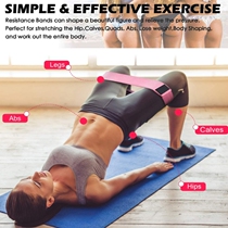 Hip Yoga Resistance bands Fitness band Exercise equipment 20