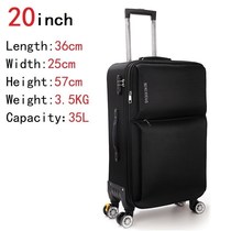 Suitcase Flight Bag Light Luggage Travel Trolley Large Case
