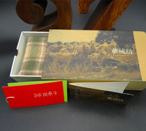 Old-fashioned cashmere collar scarf Shang Sangzi Zang Velvet Square 30% cashmere idle on a low-cost transfer of physical photos