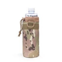 Outdoor camouflage tactical kettle bag molle accessory loading waist bag water bottle bag Mineral water bottle storage sundries bag