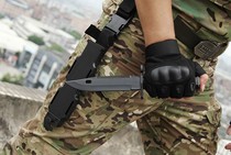 Military fan tactical outdoor model M9 knife does not open the blade film and television props COS training stage dagger children multi-color