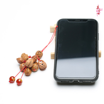 Real Anshun 2022 Genus Tigers life mobile phone pendant wild peach nuclear key chain Three-in-six-in-one-person assistance