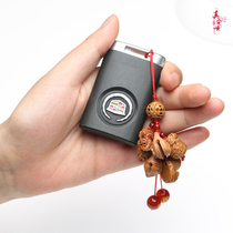 Real Anshun 2022 Tiger Ben-year-old Pendant Peach Nuclear Car Pendant Key button Three-to-six expensive people to help with peace