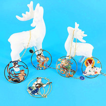 Gansu Dunhuang Mural Tourism Souvenir Bookmark Metal Hollowed-out Nine Color Deer Flying Heavenly Companion Gift for Childrens Gift