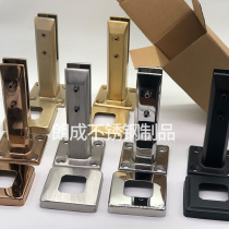 304 stainless steel stair glass clamp Height 200mm Oblique 30 degree glass clamp for stairs