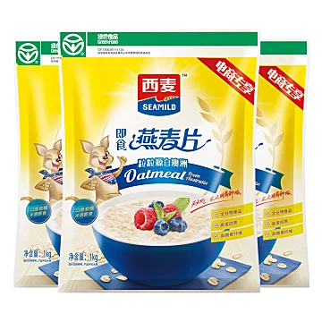 【西麦】超好吃的燕麦片1000g*3袋装[9元优惠券]-寻折猪