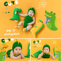 Exhibition new 100-day baby photo theme childrens photography clothing Studio 100-day photo shooting clothing suit