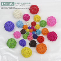 Vine ball Willow ball Dry branch decorative ball Shopping mall decoration Kindergarten school corridor bar hanging decoration Childrens photography props