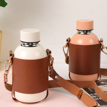 Retro thermos cup old-fashioned kettle boiling water hot water bottle female male nostalgic art large capacity portable stainless steel household