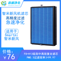 Adapted wise rice new blower filter core millet wall-mounted new wind system H13 grade low wind resistance high-efficiency filter screen