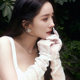 Ju Jingyi의 같은 흰색 진주 메쉬 장갑 신부 웨딩 드레스 사진 액세서리 생일 사진 소매 Ju Jingyi의 같은 흰색 진주 메쉬 장갑 신부 웨딩 드레스 사진 액세서리 생일 사진 소매