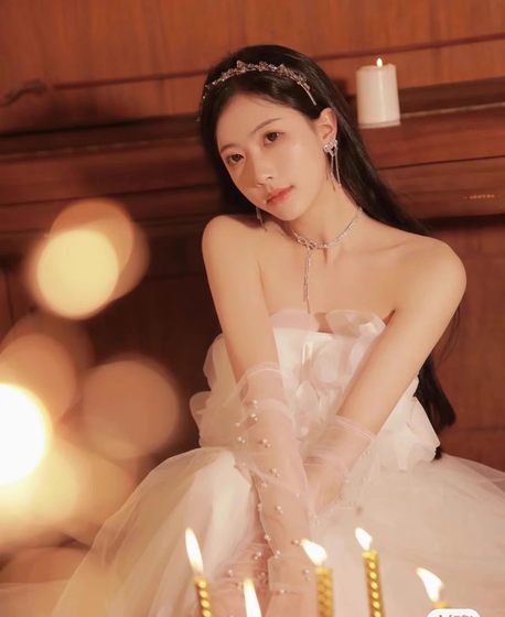 Ju Jingyi의 같은 흰색 진주 메쉬 장갑 신부 웨딩 드레스 사진 액세서리 생일 사진 소매 Ju Jingyi의 같은 흰색 진주 메쉬 장갑 신부 웨딩 드레스 사진 액세서리 생일 사진 소매