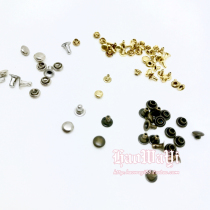 diy baby clothes mini metal mushroom buckle diameter 4mm or 3mm Mini Mushroom nail super small strap buckle