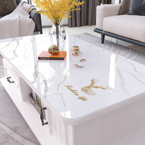 Living room tea table cloth waterproof and anti-burn and burn-free modern minimalist soft glass table cushion pvc net red table cloth