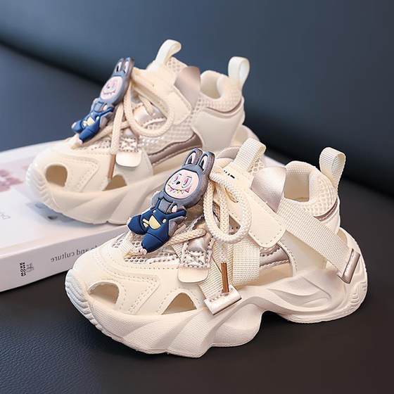 공식 웹 사이트 고품질 Rabubu Children 's Shoes Girls Sandals Summer 2025 새로운 어린이 메쉬 중공 통기성 스포츠 공식 웹 사이트 고품질 Rabubu Children 's Shoes Girls Sandals Summer 2025 새로운 어린이 메쉬 중공 통기성 스포츠