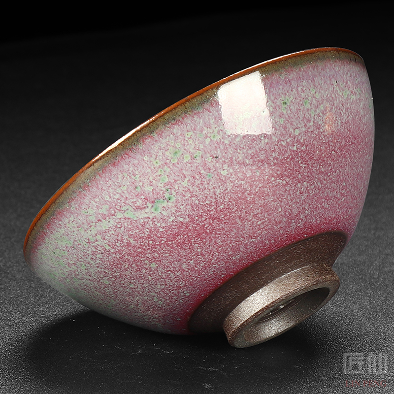 Artisan fairy up cup for cup konoha temmoku lamp that masters cup ceramic checking kung fu tea tea lovers