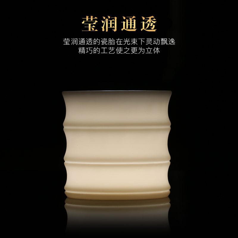 Artisan fairy tea cups white porcelain manually kung fu master cup single CPU ceramic sample tea cup tea cups individual cup