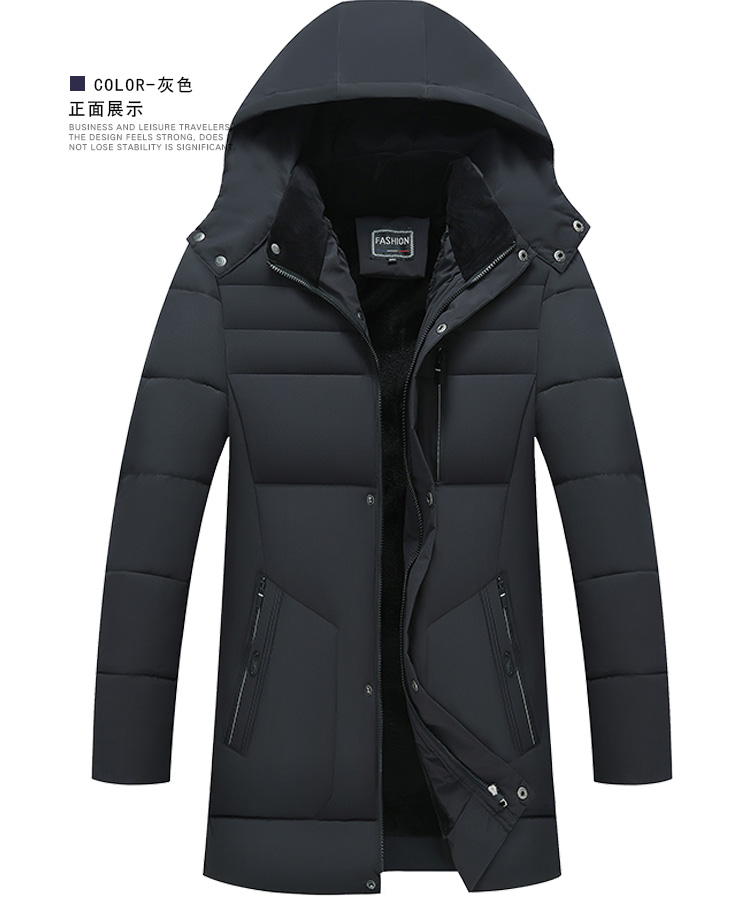 清仓中老年棉衣男爸爸冬装外套加绒加厚棉服中年男装冬季爷爷棉袄