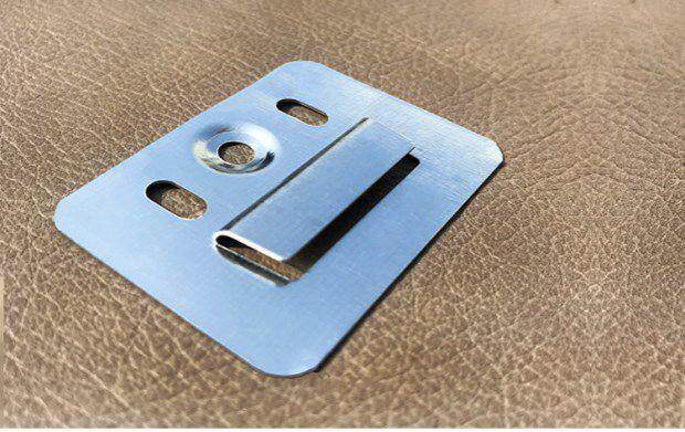 竹木纤维集成墙面板扣件附件 集成墙板卡扣镀锌铁卡扣固定卡子