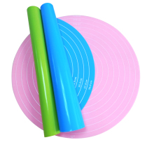 Silicone Knead Mat Round Diameter 30CM12 Inch Bag Submat Table Mat High Temperature Resistant Heat Insulation Mat Waterproof Oil Proof