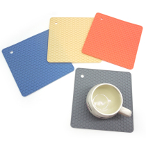 Honeycomb silica gel cushion square round anti-slip mat heat insulation mat anti-hot dining mat table mat for home kitchen wok cushion