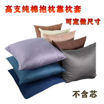 Export foreign trade original single high branch 120 pure cotton holding pillows close to pillowcase 60x60 without core 45x45 large size custom-made