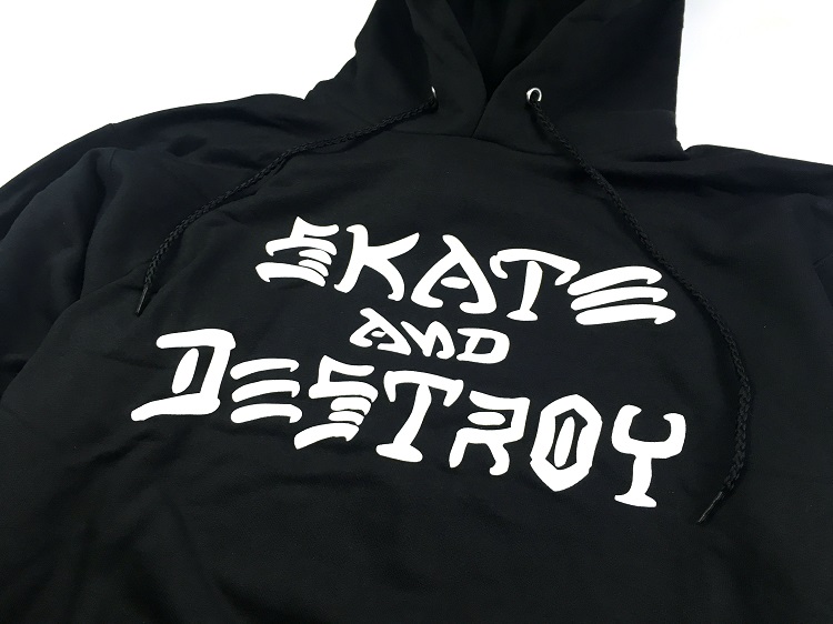 【实力现货】thrasher skate and destroy hood 卫衣