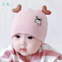 Baby hat spring and autumn thin section 3-6-12 months old male and female baby newborn toddler fetal hat cute super cute newborn tide