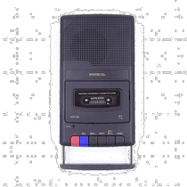 Japan direct mail WINTECH portable recorder with handle portable recorder HCT 03 black