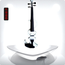Manufacturer direct sales all hand white electronic violin Electric violin to distribute white bow
