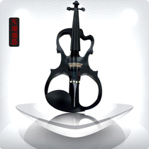 Full-real shot all-hand upscale black electronic violin can practice to play electroacoustic violin supervalues