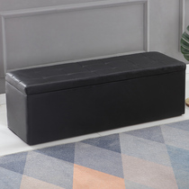 Simple sofa stool Extended and widened single person storage long stool soft bag seating area strip sofa leisure can sit