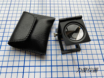 Textile fabric cloth mirror with scale with pointer Fabric density mirror Folding magnifier