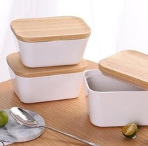Butter storage box melamine tableware commercial creative foreign trade European and American Japanese kitchen with lid storage box sealed box
