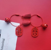 Ping An Happy Pendant Happy Festive Blessing Pendant With Pendant Wooden Pendant Auspicious Ruyi Package Fashion Key Clasp
