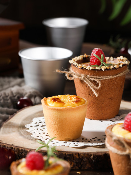 Sanneng Anode Small Cake Mold SN6025 German Egg Tart Pudding Mold 작은 머핀 곰팡이 플레이트 타르트 곰팡이 베이킹 곰팡이 Sanneng Anode Small Cake Mold SN6025 German Egg Tart Pudding Mold 작은 머핀 곰팡이 플레이트 타르트 곰팡이 베이킹 곰팡이