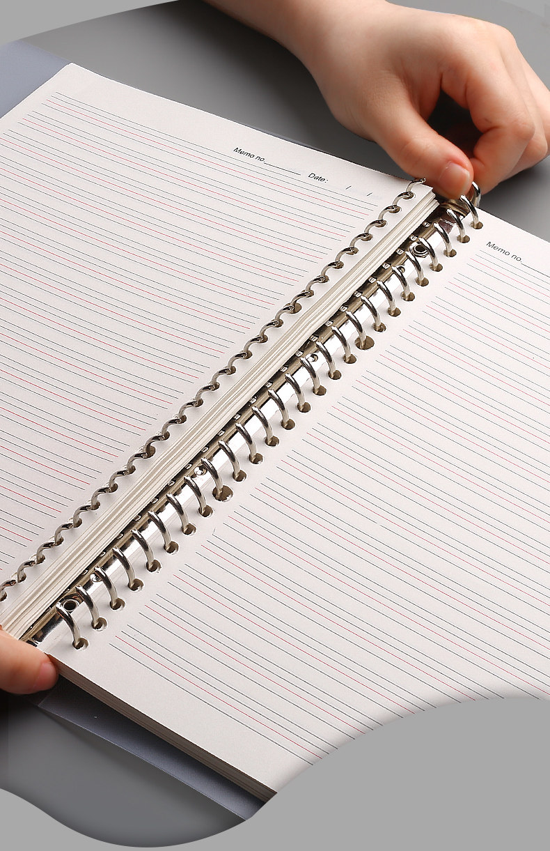 活页英语本笔记本子加厚可拆卸初中生b5大号a4四线三格英文本高中生用