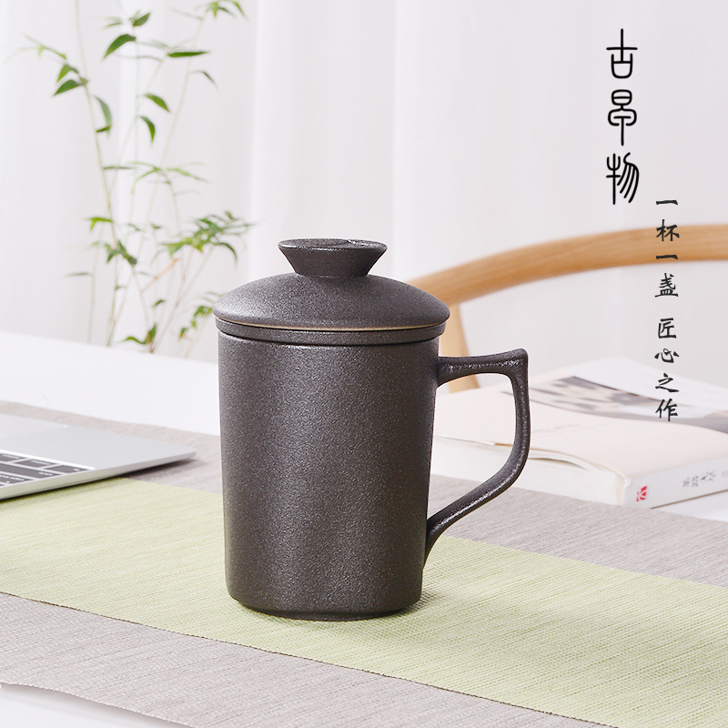 Mark cup with cover filter cup of household ceramic cup kung fu tea set custom office master tea cups