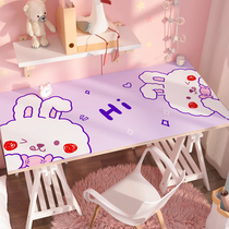 New Student Learning Table Home Desktop Mat Girl Dorm Room Writing Desk Leather Table Mat Waterproof Anti-Oil Customizable