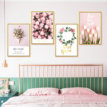 ins Nordic creative personality photo frame wall stickup adorable cozy living room bedroom TV background wall stickers