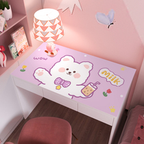 Net Red Ins Wind Students Study Dorm Desk Leather Cushion Waterproof Anti-Oil Pvc Leather Cushion Creative Pattern Decoration