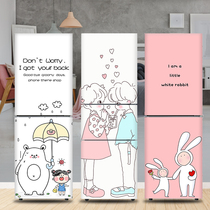 Fridge Sticker Decoration Painting Waterproof Anti-Oil Self-Adhesive Creative Cute Cartoon Korea Refurbished Sticker Standing Air Conditioning Sticker