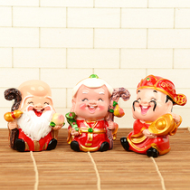 Gown plastic Shou Gong Shou Po cake ornaments God of Wealth Bake Grandpa Grandma Shou Xing Gong birthday birthday