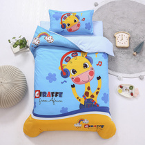 Class A kindergarten quilt Three sets of babies into the garden nap quilted by pure cotton quilt cover Childrens bed Bedding Six Pieces