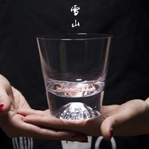 Brand Japan Fuji Snow Mountain Cup glass Cups Handmade Glass Cups Tea Cups Whisky Wine Glasses Juice Cups