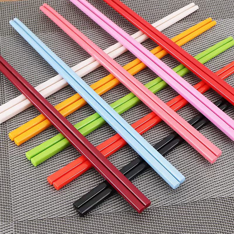 Dolly bag mail Korean color plastic chopsticks melamine porcelain - like special five pairs of 10 pairs of chopsticks chopsticks upscale hotel family