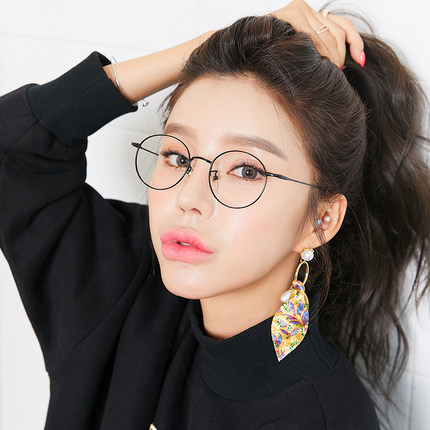 美潮男女纯钛眼镜框眼镜架可配近视