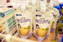 (Physical spot) South Korea bebecook baby kitchen children Platycodon grandiflorum pear juice baby juice drink 1 year old