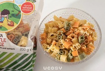 (Spot) Italy imported Bioqi baby pasta baby food supplement children nutrition salt free noodles